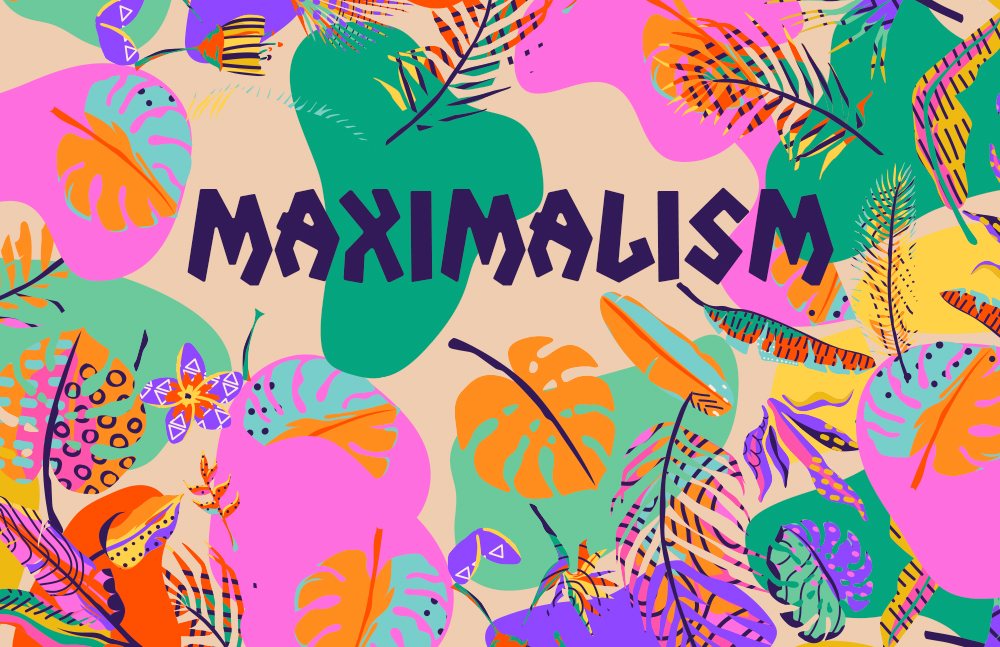 Maximalism, a graphic design trend of 2024